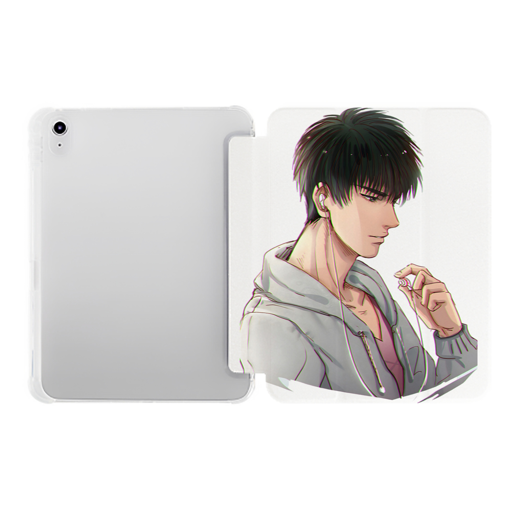 （画像用） SLAM DUNK／スラムダンク IPad ケース ペン収納付き 三つ折りスタンド PUレザー×シリコン 対応機種9.5/10.5/10.9インチ